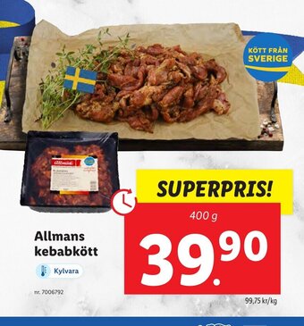 Allmans kebabkött