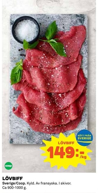 Coop LÖVBIFF erbjuda