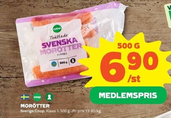 Coop MORÖTTER erbjuda