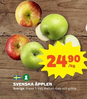 Coop SVENSKA ÄPPLEN erbjuda