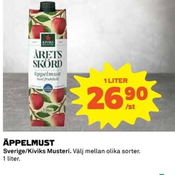 Coop ÄPPELMUST erbjuda