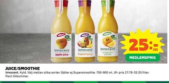 Coop JUICE/SMOOTHIE Innocent erbjuda