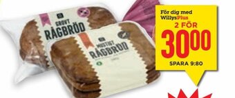Willys RÅGBRÖD 6-PACK erbjuda