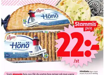 ICA Supermarket Pågen Hönökaka 4-pack, 18-pack erbjuda