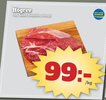 Bonum Matmarknad Högrev erbjuda