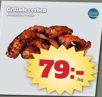 Bonum Matmarknad Grillade revben erbjuda