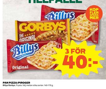 Coop Konsum Pan pizza/piroger erbjuda