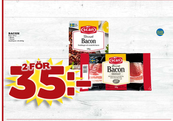 Din Mat Bacon erbjuda