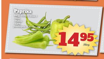 Bonum Matmarknad Paprika erbjuda