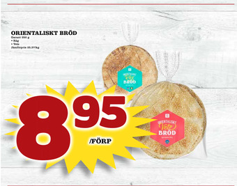 Din Mat Orientaliskt bröd erbjuda