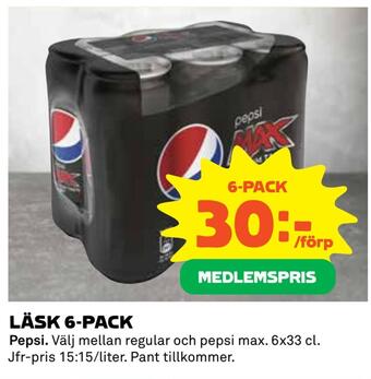 Coop Daglivs Läsk 6-pack erbjuda