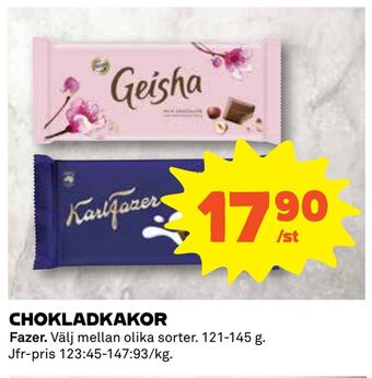 Coop Konsum Chokladkakor erbjuda