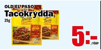 Matdax Tacokrydda erbjuda