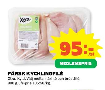 Coop Daglivs Färsk kycklingfilé erbjuda