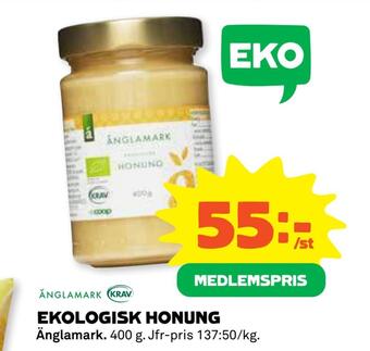 Ekologisk honung