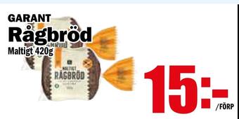 Matdax Rågbröd erbjuda