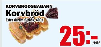 Matdax Korvbröd erbjuda