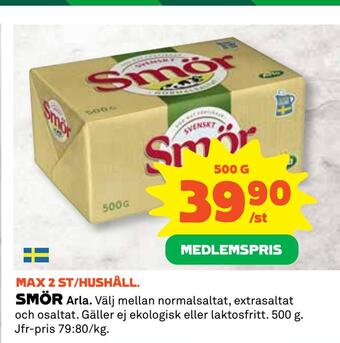 Coop Daglivs Smör erbjuda