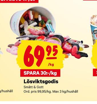 minmatbutik Lösviktsgodis erbjuda