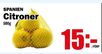 Matdax Citroner erbjuda