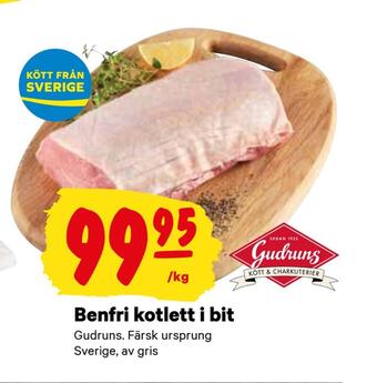 minmatbutik Benfri kotlett i bit erbjuda
