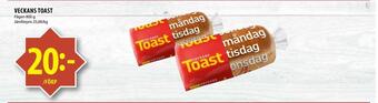 Matvärlden Tensta Veckans toast erbjuda