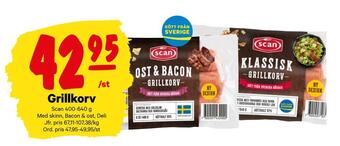 minmatbutik Grillkorv erbjuda