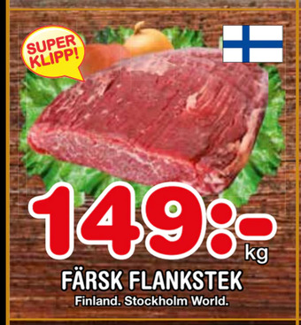 Nya Pulsen Färsk flankstek erbjuda