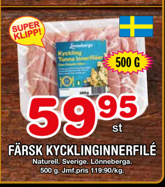 Nya Pulsen Färsk kycklinginnerfilé erbjuda