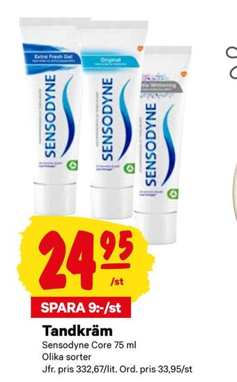 minmatbutik Tandkräm erbjuda