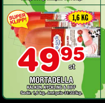 Nya Pulsen Mortadella erbjuda