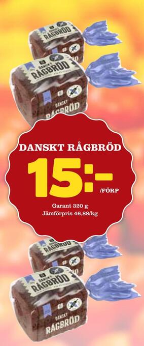 Prisma Mat Danskt rågbröd erbjuda