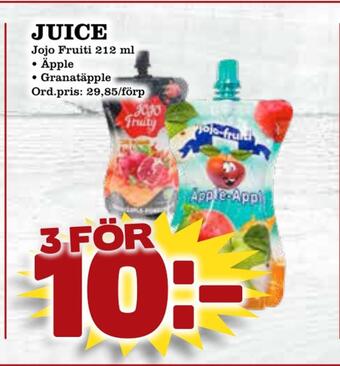 Supergrossen Juice erbjuda