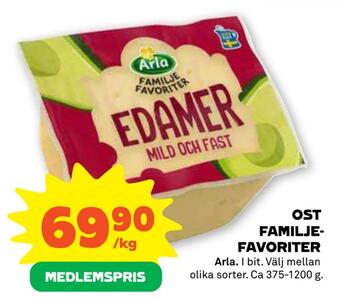 Stora Coop Ost familjefavoriter erbjuda