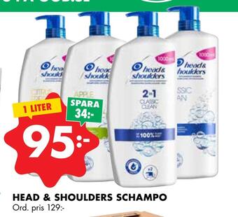 ÖoB Head & shoulders schampo erbjuda
