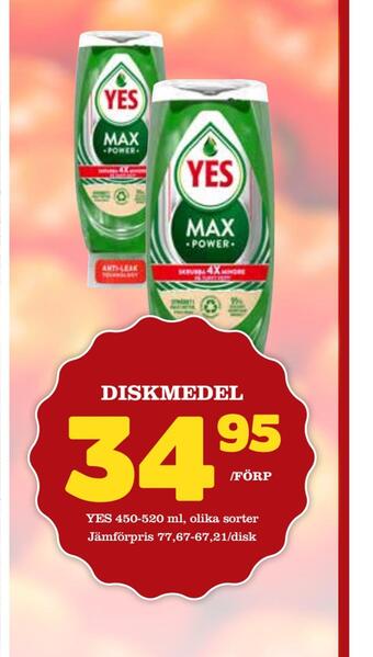 Supergrossen Diskmedel erbjuda