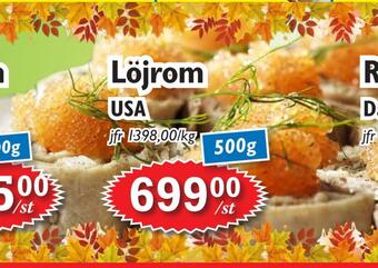 T-jarlen Löjrom erbjuda
