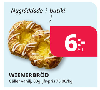 Tempo Wienerbröd erbjuda