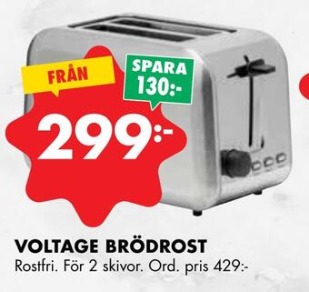 Voltage brödrost