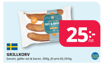 Tempo Grillkorv erbjuda