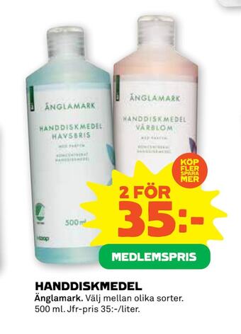 Stora Coop Handdiskmedel erbjuda