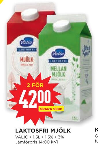 Willys Hemma Laktosfri mjölk erbjuda