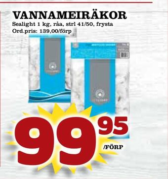 Supergrossen Vannameiräkor erbjuda