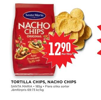 Willys Hemma Tortilla chips, nacho chips erbjuda