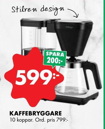 ÖoB Kaffebryggare erbjuda