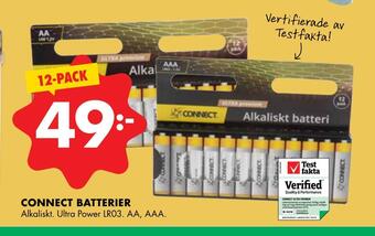 ÖoB Connect batterier erbjuda