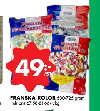 ÖoB Franska kolor erbjuda