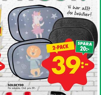 ÖoB Solskydd erbjuda