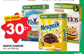ÖoB Nestlé flingor erbjuda