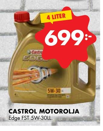 ÖoB Castrol motorolja erbjuda